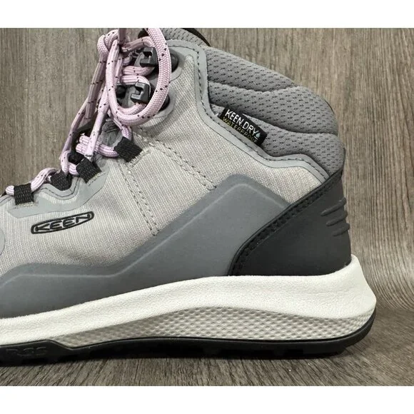 Keen Tempo Flex Boots Women's Size 6.5 Gray Synthetic Casual Hiking WP Shoes - Picture 9 of 16